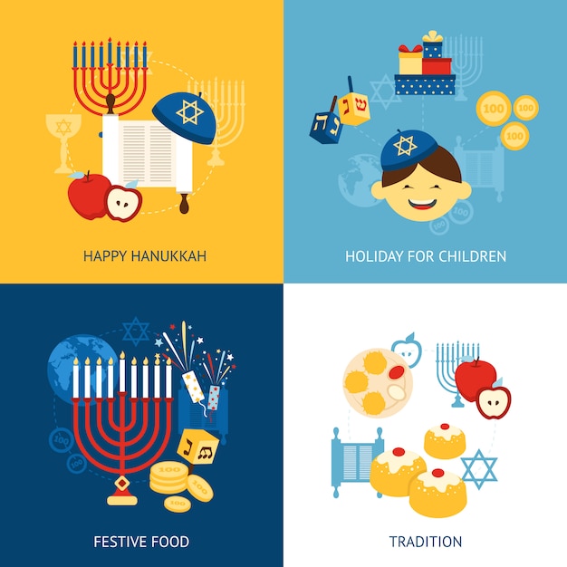 Hanukkah concept