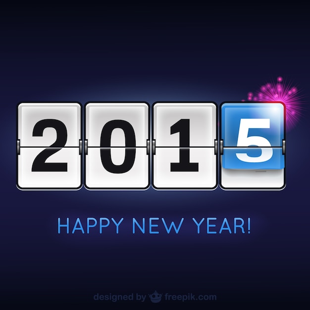 Happy 2015 moderne vector