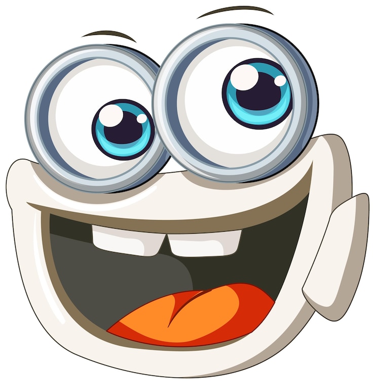Gratis Vector happy cartoon coffee cup personage