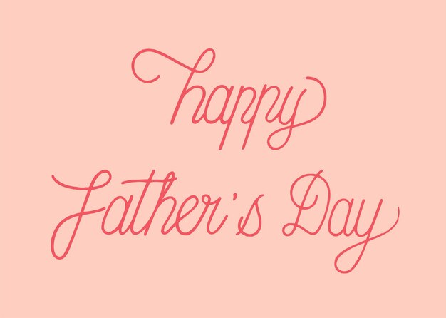 Happy father&#39;s day typografie ontwerp illustratie