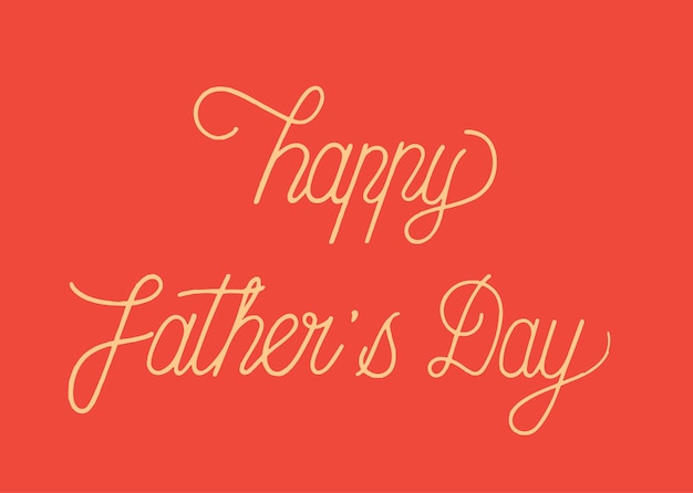 Happy father's day typografie ontwerp illustratie