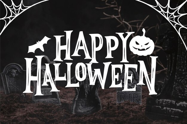 Happy Halloween - belettering concept