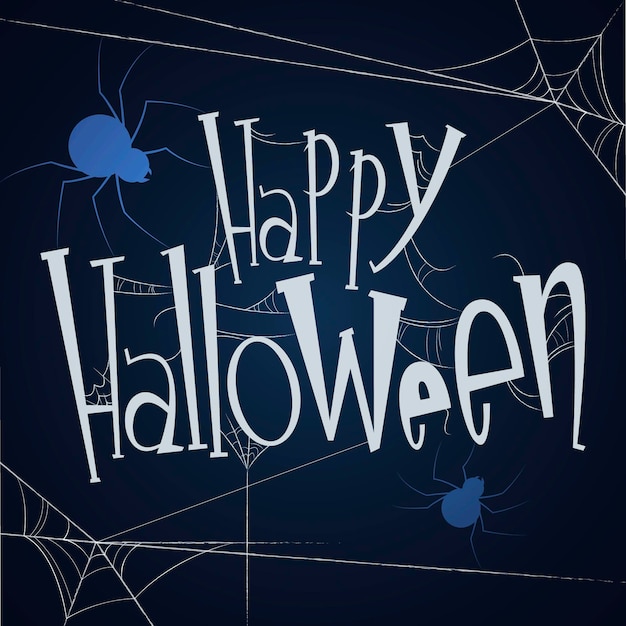 Gratis vector happy halloween - belettering