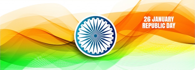 Gratis vector happy republiek dag in india