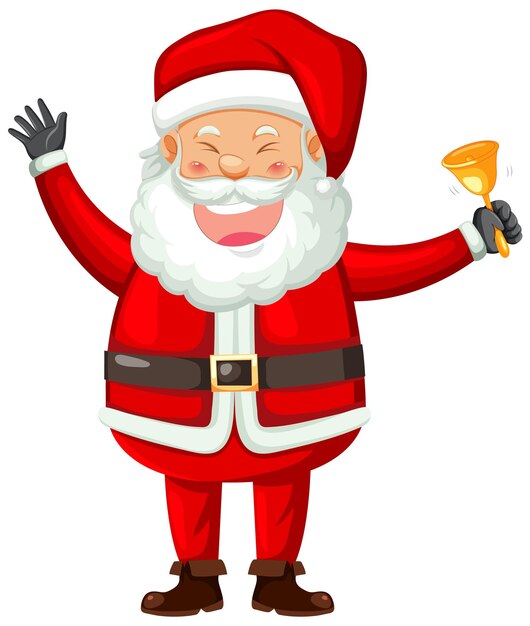 Gratis vector happy santa claus lachen