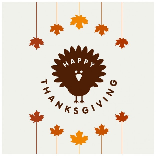 Happy thanksgiving day creative card