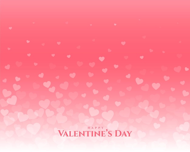 Happy valentijnsdag drijvende harten groet ontwerp