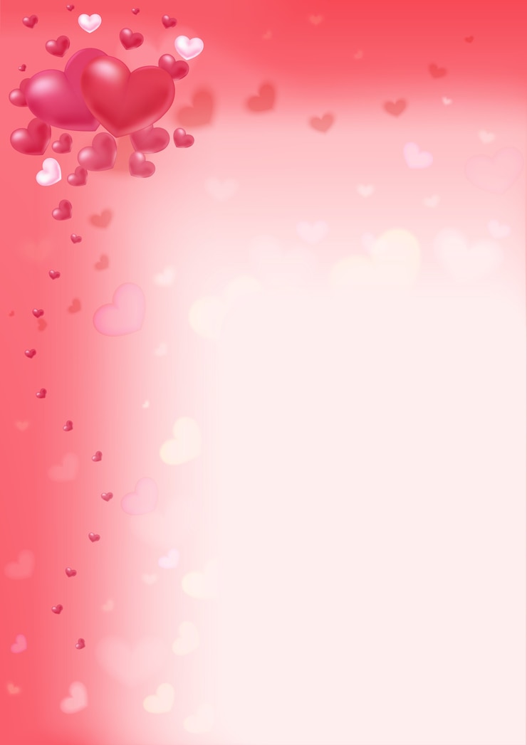 Gratis Vector happy valentijnsdag liefde sjabloon