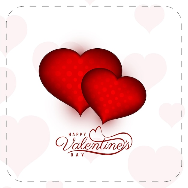 Gratis vector happy valentijnsdag viering achtergrond