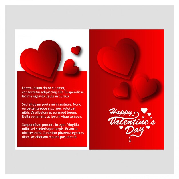 Happy Valentine Day Heart banner