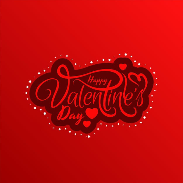 Happy Valentines day viering wenskaart achtergrond vector
