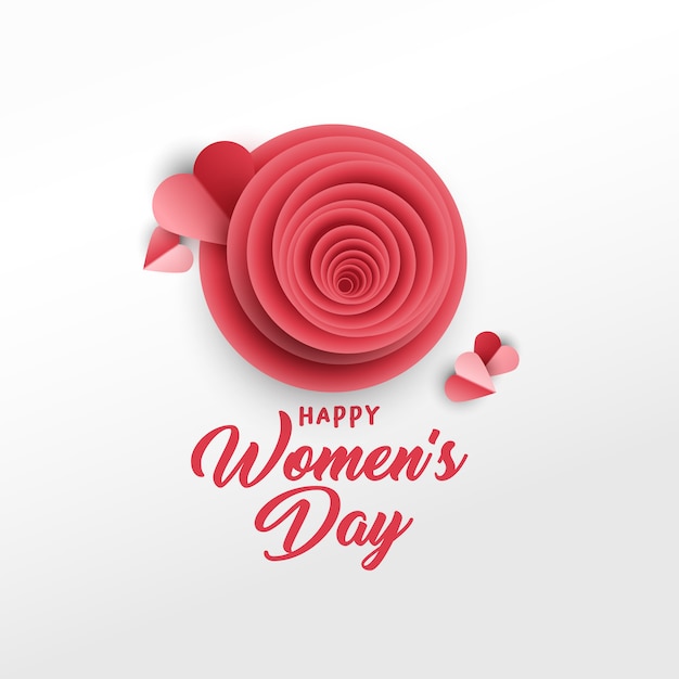 Happy women's day poster sjabloon