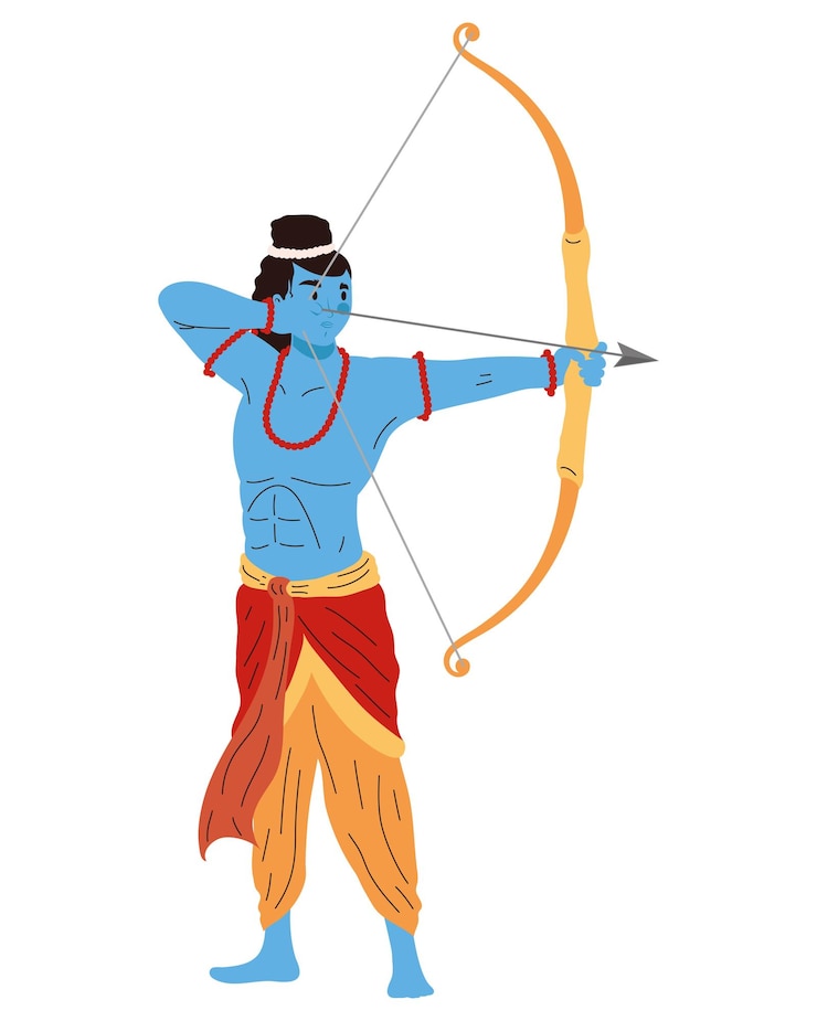 Gratis Vector heer sri rama