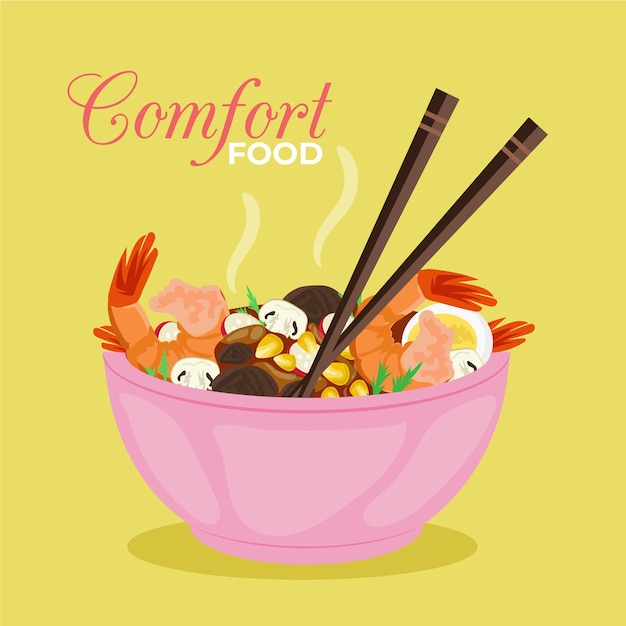 Heerlijk comfort food concept