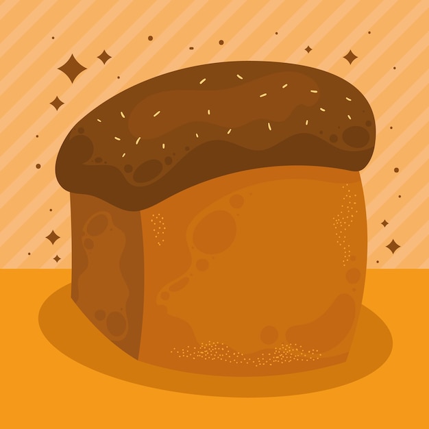 Gratis vector heerlijke cake broodgebak