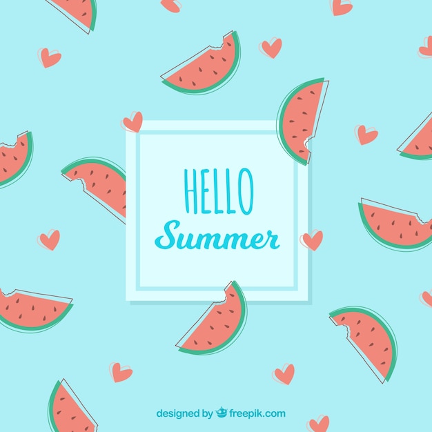 Heerlijke zomer fruit achtergrond