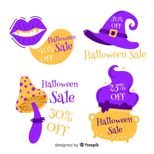 Heks accessoires met halloween label verkoop