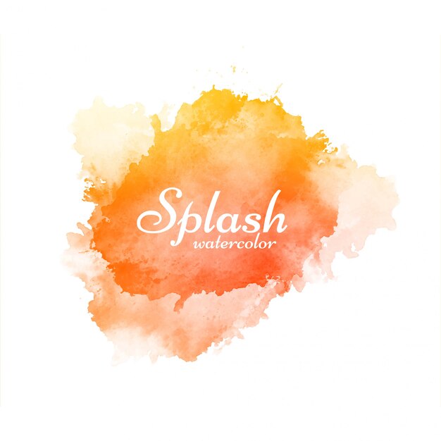 Heldere aquarel splash achtergrond