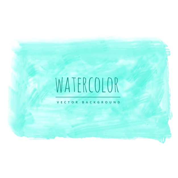 Heldere blauwe aquarel vlek vector achtergrond