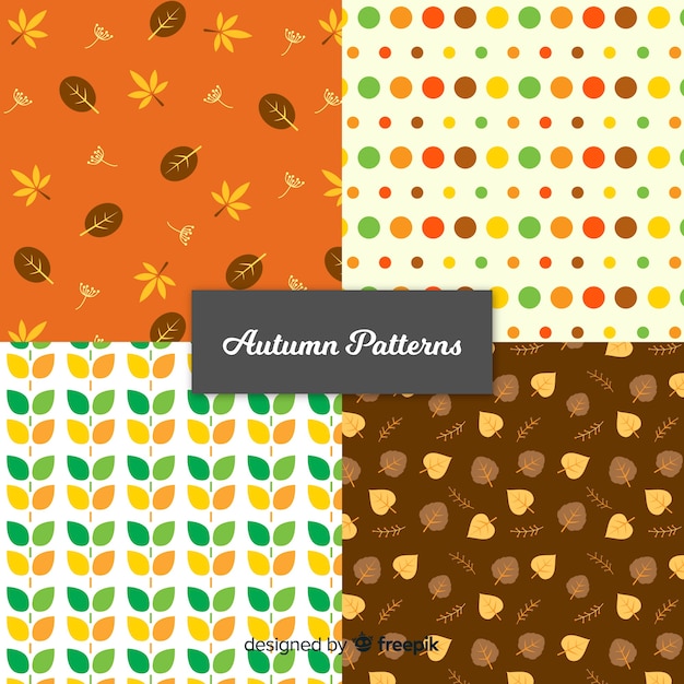 Gratis vector herfst achtergrond met mooie bladeren