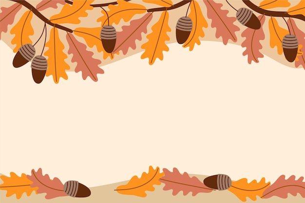 Gratis vector herfst achtergrond