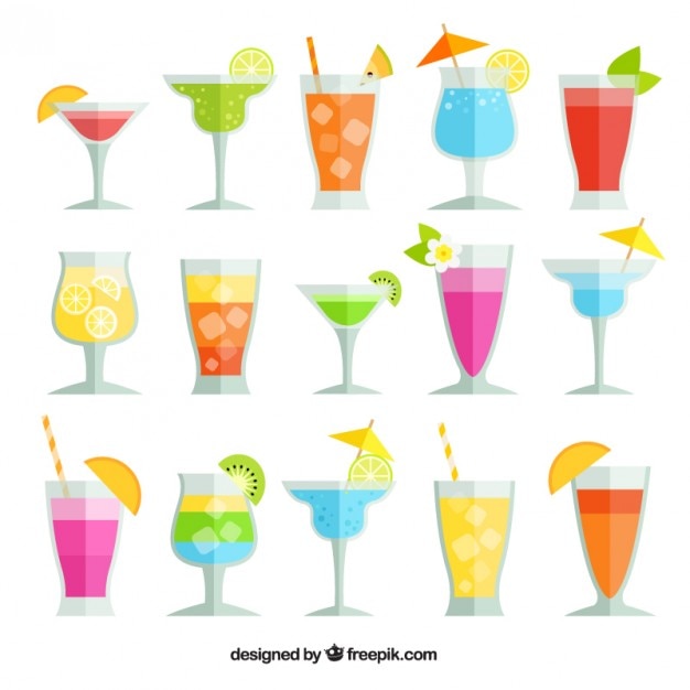 Het verzamelen van cocktails voor de zomer