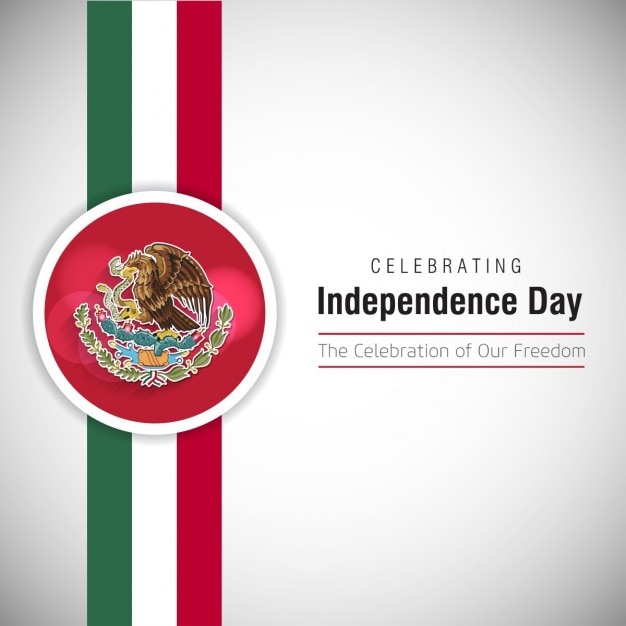 Gratis vector het vieren van mexico independence day