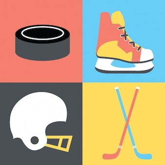 Hockey elementen collectie