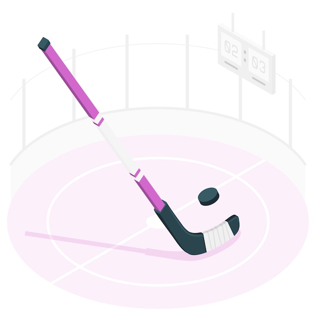 Gratis vector hockeystick concept illustratie