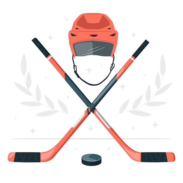 Gratis vector hockeystick concept illustratie