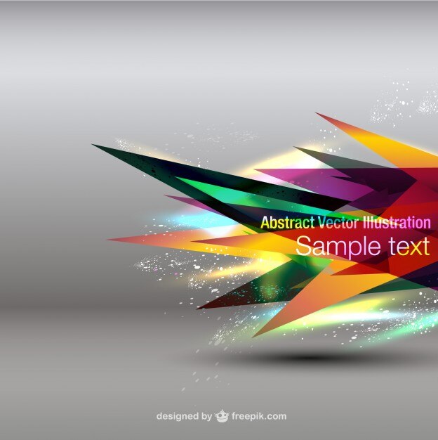 Gratis Vector hoekige vormen achtergrond