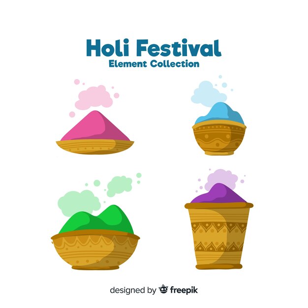 Holi fesival gulal collectie