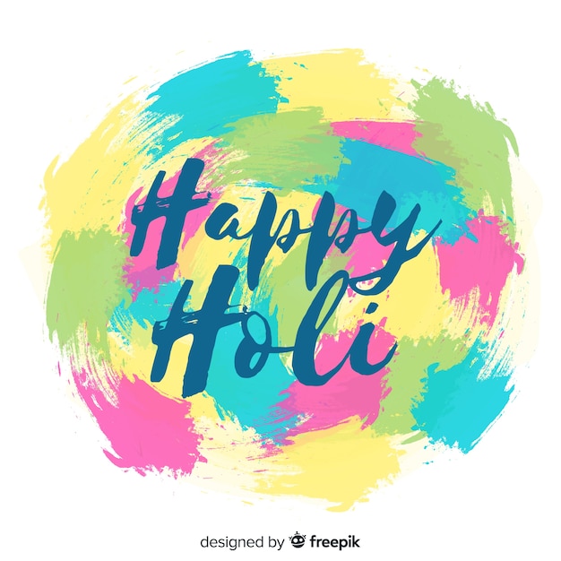 Gratis vector holi-festivalachtergrond