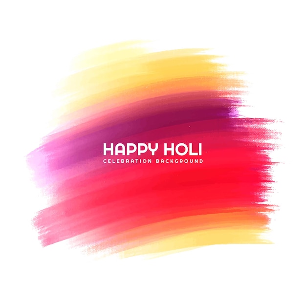 Gratis vector holi-viering kleurrijk voor indiase festivalachtergrond