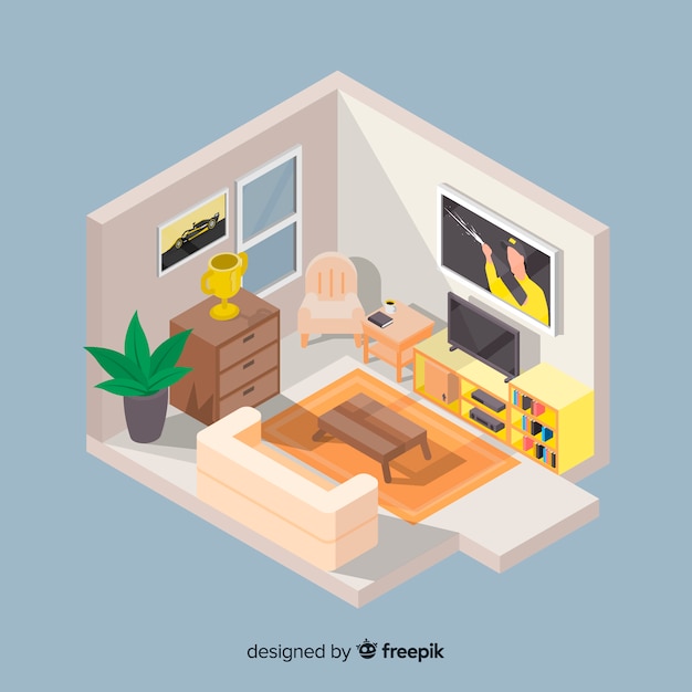 Gratis vector home interieur