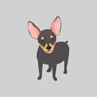 Gratis vector hond