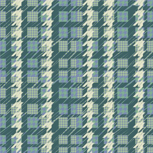 Gratis vector houndstooth patroon in groene tinten