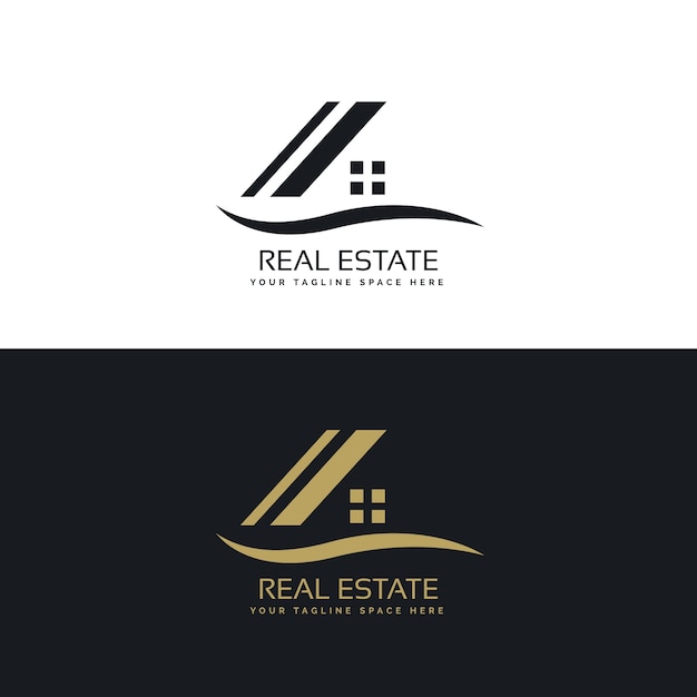 Gratis vector house logo design concept vector