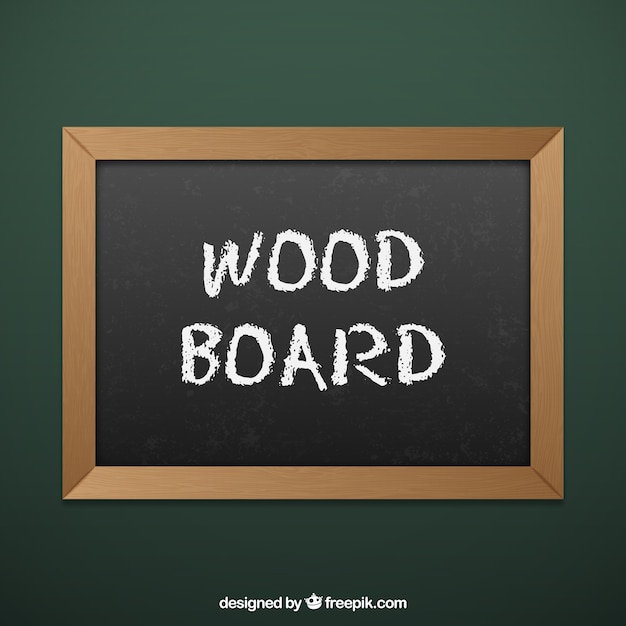 Houten bord