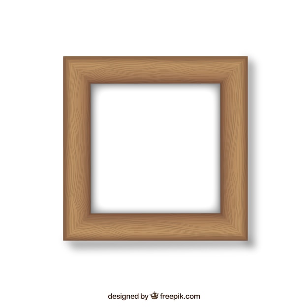 Gratis vector houten frame