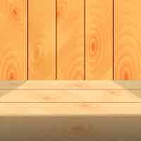 Gratis vector houten tafel achtergrond