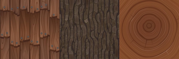 Gratis vector houten texturen voor wild, houten dakoverlappende tegels