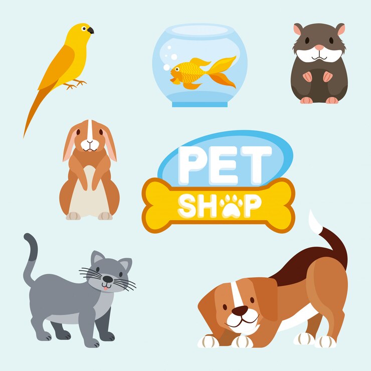 Gratis Vector huisdier en dierenarts