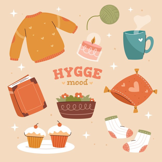 Hygge stickers collectie