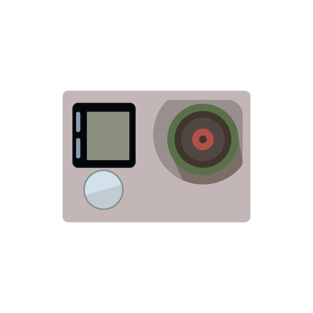 Gratis vector icon van de camera actie vector illustratie