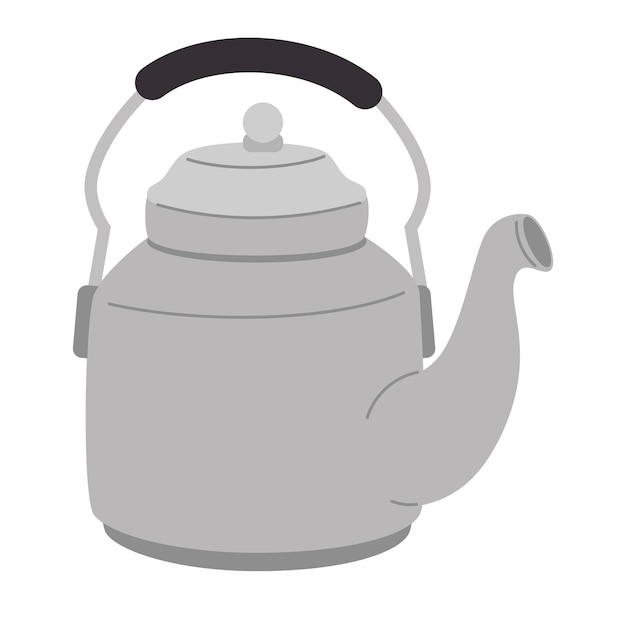 Gratis vector icon van een theepot en keukengereedschap geïsoleerd