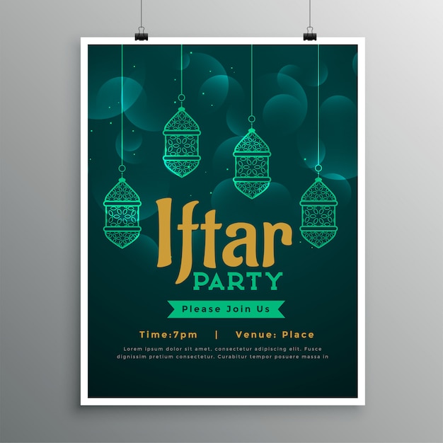 Iftar-partijaffiche