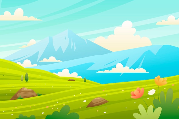 Gratis vector illustratie lente