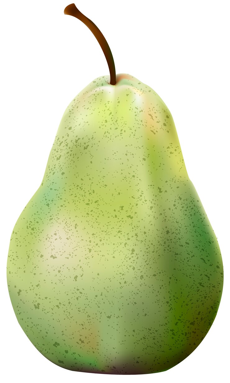 Gratis Vector illustratie van appel die op witte achtergrond wordt geïsoleerd