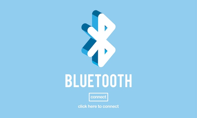 Illustratie van bluetooth-verbinding